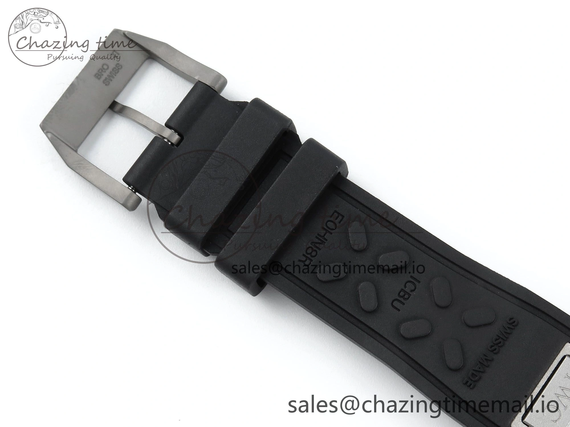 Sustainable Pilot Top Gun IW326901 M+F 1:1 Best Edition Black Dial on Black Rubber Strap A 6999