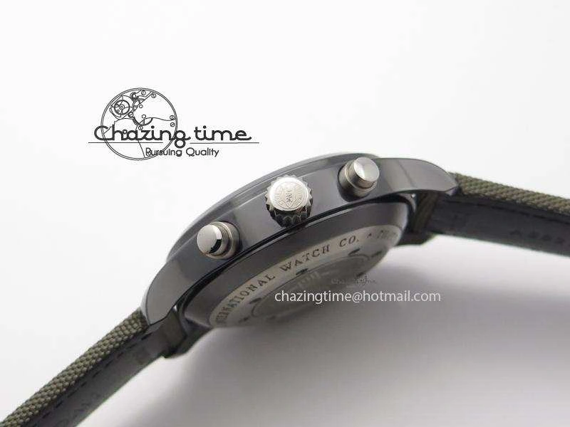 EyeCatching Pilot Top Gun Miramar IWC388002 V6 1:1 Best Edition Ceramic Case On Nylon Strap A 7325