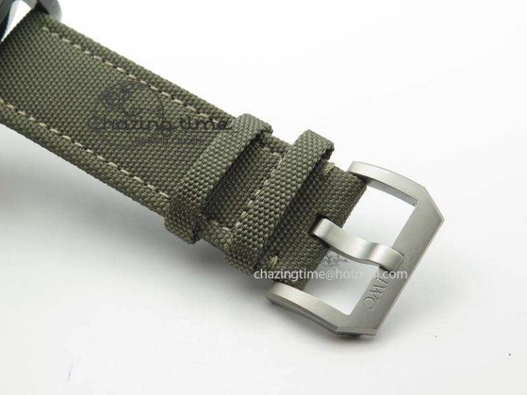 EyeCatching Pilot Top Gun Miramar IWC388002 V6 1:1 Best Edition Ceramic Case On Nylon Strap A 7325
