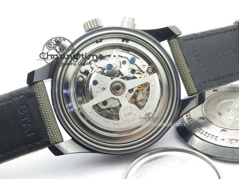 Pilot Top Gun Miramar IWC388002 ZF 1:1 Best Edition Ceramic Case On Nylon Strap A Effortless 7345
