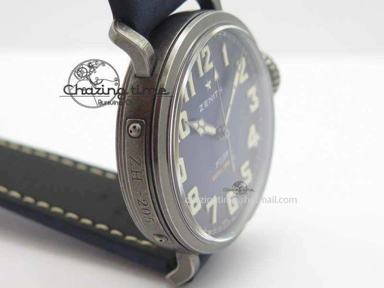 Trendsetting Pilot Type 20 Extra Special 40mm Aged SS V6F 1:1 Best Edition On Asso Strap MIYOTA9015 (Blue) 10028