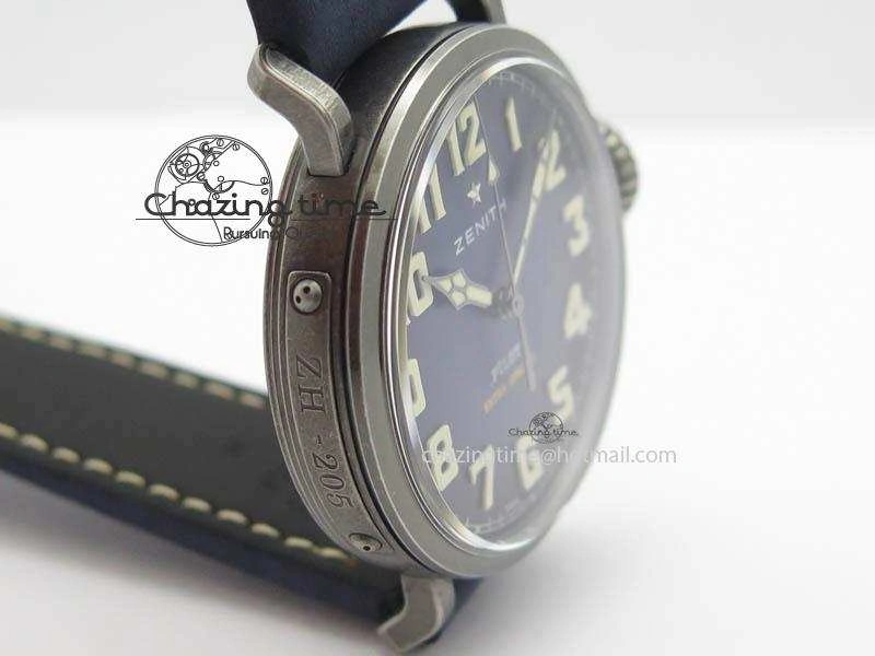 Trendsetting Pilot Type 20 Extra Special 40mm Aged SS V6F 1:1 Best Edition On Asso Strap MIYOTA9015 (Blue) 10028