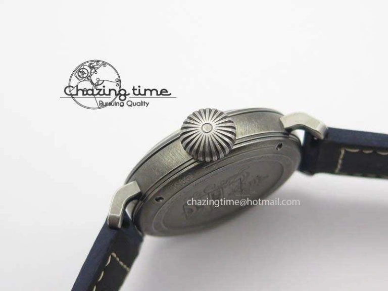 Trendsetting Pilot Type 20 Extra Special 40mm Aged SS V6F 1:1 Best Edition On Asso Strap MIYOTA9015 (Blue) 10028