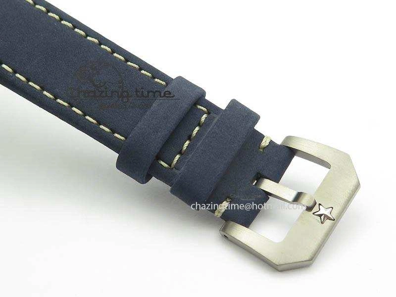 Trendsetting Pilot Type 20 Extra Special 40mm Aged SS V6F 1:1 Best Edition On Asso Strap MIYOTA9015 (Blue) 10028