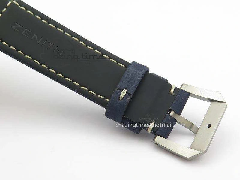 Trendsetting Pilot Type 20 Extra Special 40mm Aged SS V6F 1:1 Best Edition On Asso Strap MIYOTA9015 (Blue) 10028