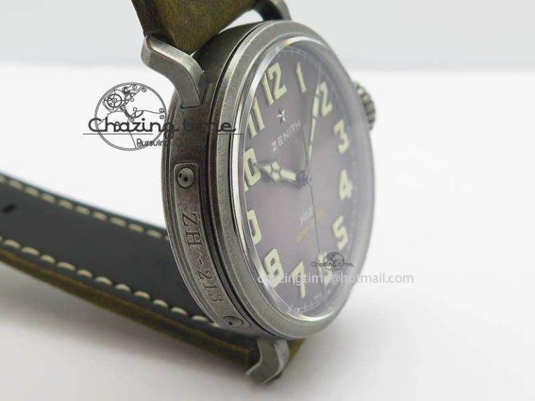 Refined Pilot Type 20 Extra Special 40mm Aged SS V6F 1:1 Best Edition On Asso Strap MIYOTA9015 (Brown) 10030