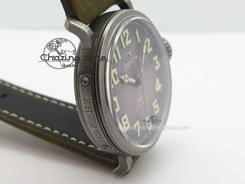 Refined Pilot Type 20 Extra Special 40mm Aged SS V6F 1:1 Best Edition On Asso Strap MIYOTA9015 (Brown) 10030