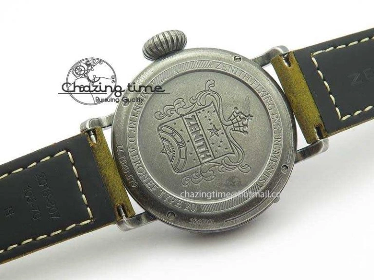 Refined Pilot Type 20 Extra Special 40mm Aged SS V6F 1:1 Best Edition On Asso Strap MIYOTA9015 (Brown) 10030