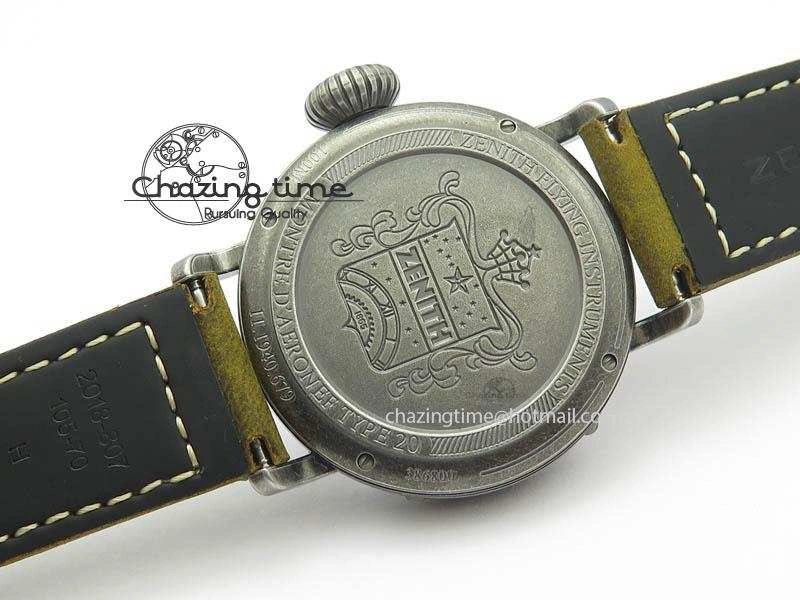 Refined Pilot Type 20 Extra Special 40mm Aged SS V6F 1:1 Best Edition On Asso Strap MIYOTA9015 (Brown) 10030