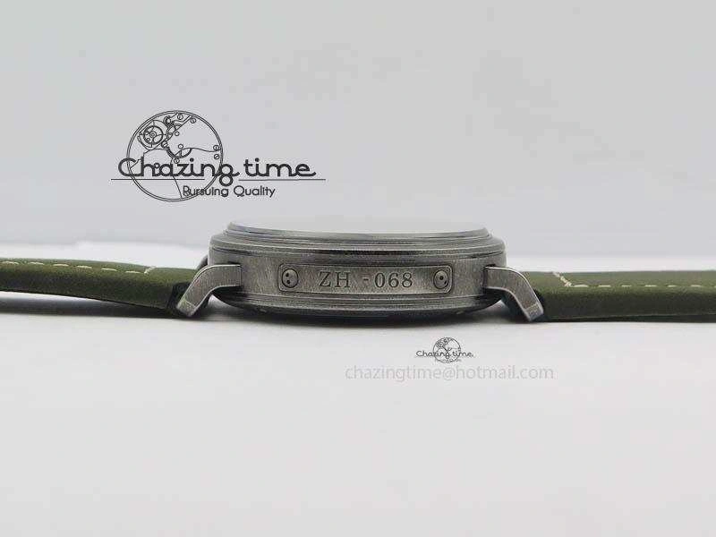 Pilot Type 20 Extra Special 40mm Aged SS V6F 1:1 Best Edition On Asso Strap MIYOTA9015 (Green) Efficient 10027