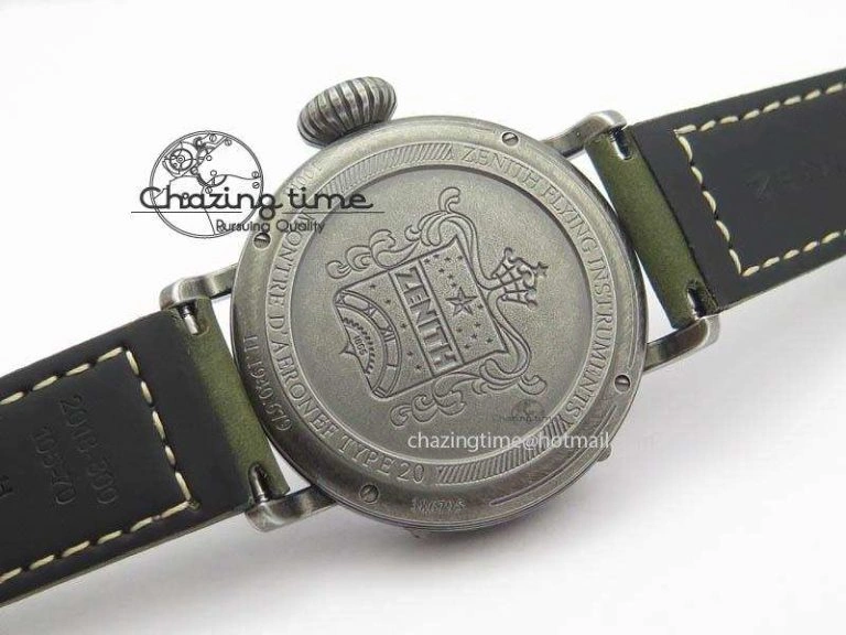 Pilot Type 20 Extra Special 40mm Aged SS V6F 1:1 Best Edition On Asso Strap MIYOTA9015 (Green) Efficient 10027