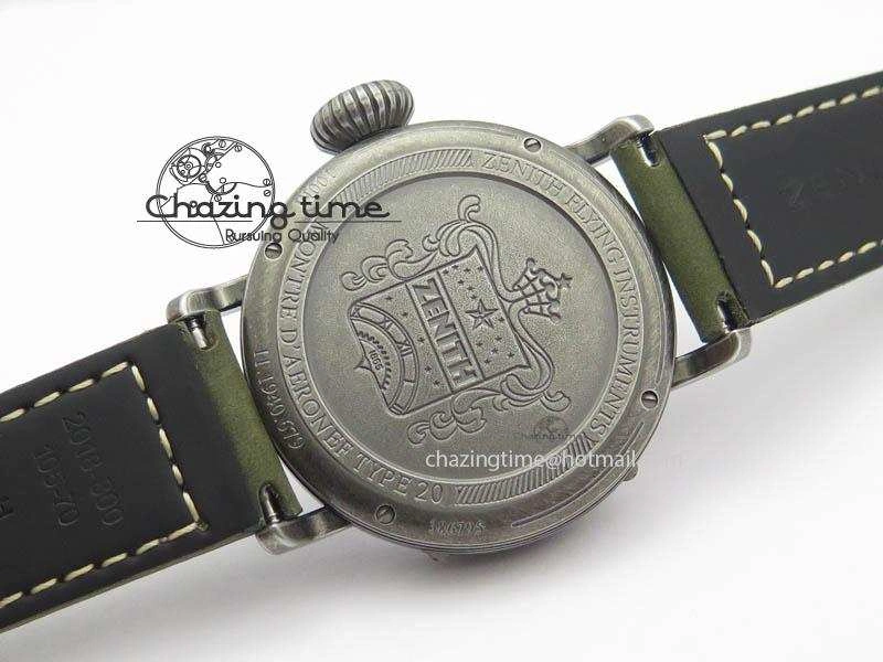 Pilot Type 20 Extra Special 40mm Aged SS V6F 1:1 Best Edition On Asso Strap MIYOTA9015 (Green) Efficient 10027