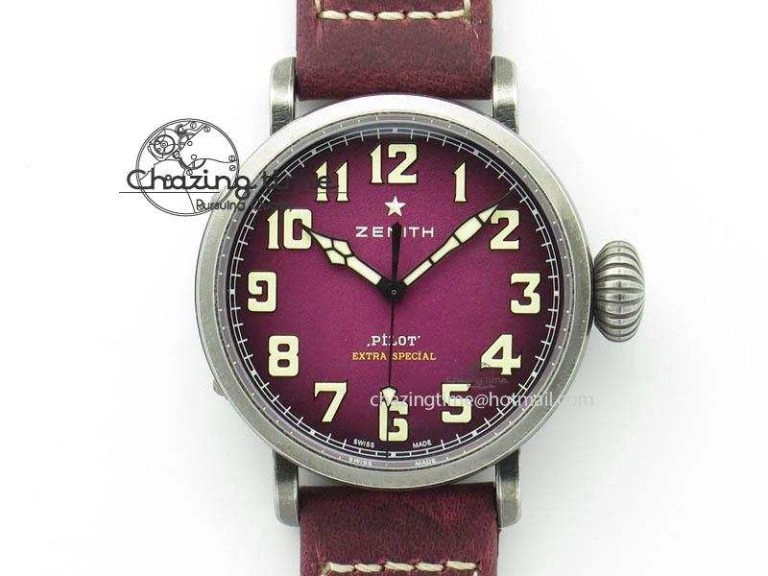 Pilot Type 20 Extra Special 40mm Aged SS V6F 1:1 Best Edition On Asso Strap MIYOTA9015 (Pink) Resilient 10029