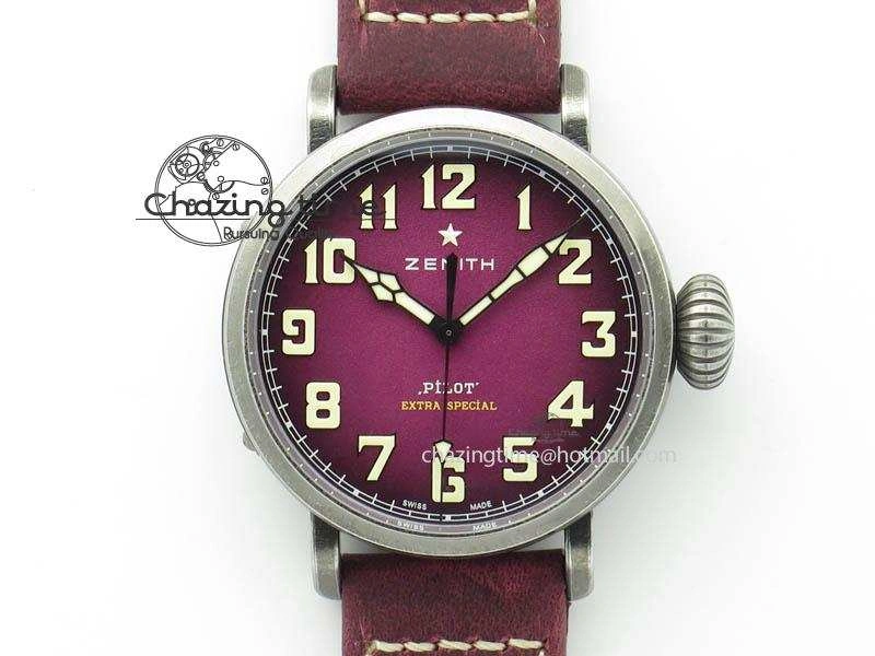 Pilot Type 20 Extra Special 40mm Aged SS V6F 1:1 Best Edition On Asso Strap MIYOTA9015 (Pink) Resilient 10029