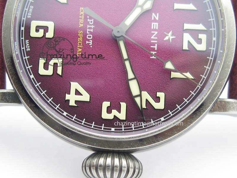 Pilot Type 20 Extra Special 40mm Aged SS V6F 1:1 Best Edition On Asso Strap MIYOTA9015 (Pink) Resilient 10029