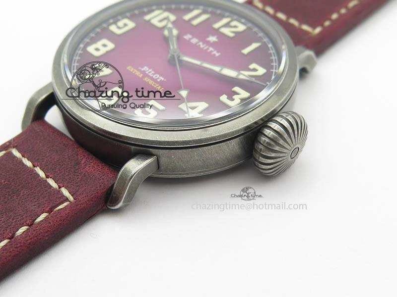 Pilot Type 20 Extra Special 40mm Aged SS V6F 1:1 Best Edition On Asso Strap MIYOTA9015 (Pink) Resilient 10029