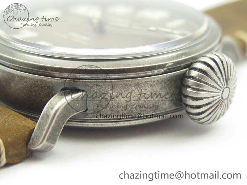 Pilot Type 20 Extra Special 45mm Aged SS Case V6F 1:1 Best Edition Gray Dial On Asso Strap A MultiPurpose 10021