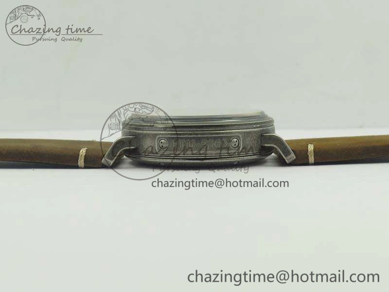 Pilot Type 20 Extra Special 45mm Aged SS Case V6F 1:1 Best Edition Gray Dial On Asso Strap A MultiPurpose 10021