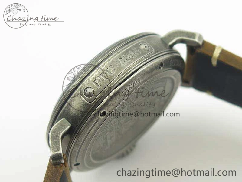 Pilot Type 20 Extra Special 45mm Aged SS Case V6F 1:1 Best Edition Gray Dial On Asso Strap A MultiPurpose 10021