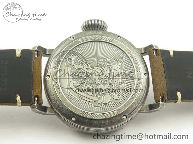 Pilot Type 20 Extra Special 45mm Aged SS Case V6F 1:1 Best Edition Gray Dial On Asso Strap A MultiPurpose 10021
