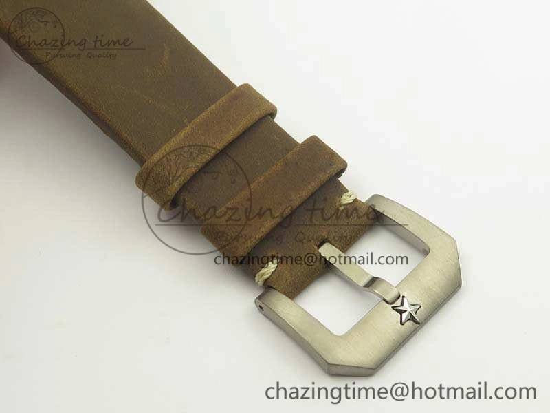 Pilot Type 20 Extra Special 45mm Aged SS Case V6F 1:1 Best Edition Gray Dial On Asso Strap A MultiPurpose 10021