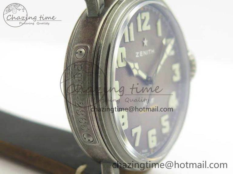 Pilot Type 20 Extra Special 45mm Aged SS Case V6F 1:1 Best Edition Gray Dial On Asso Strap A MultiPurpose 10021