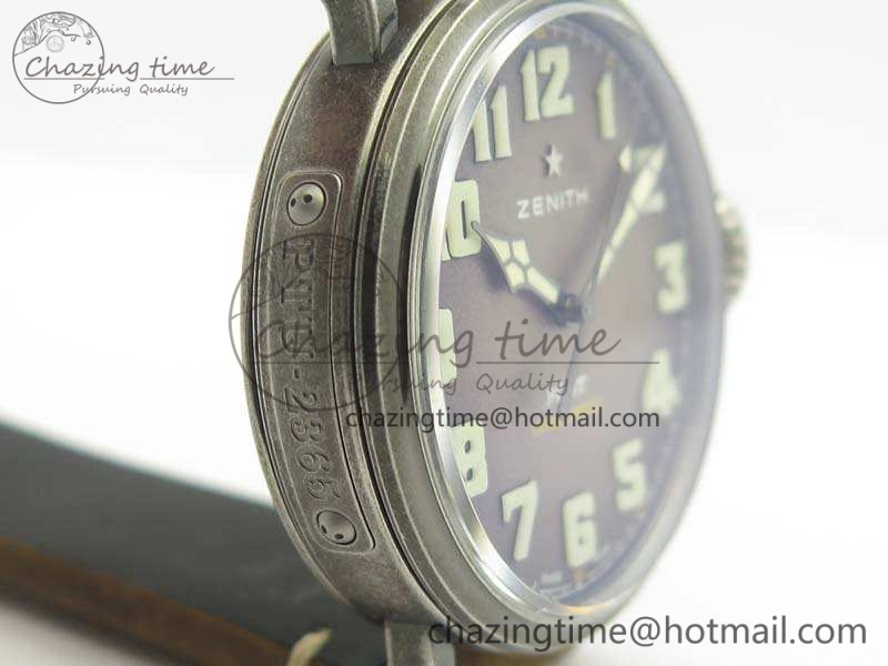 Pilot Type 20 Extra Special 45mm Aged SS Case V6F 1:1 Best Edition Gray Dial On Asso Strap A MultiPurpose 10021