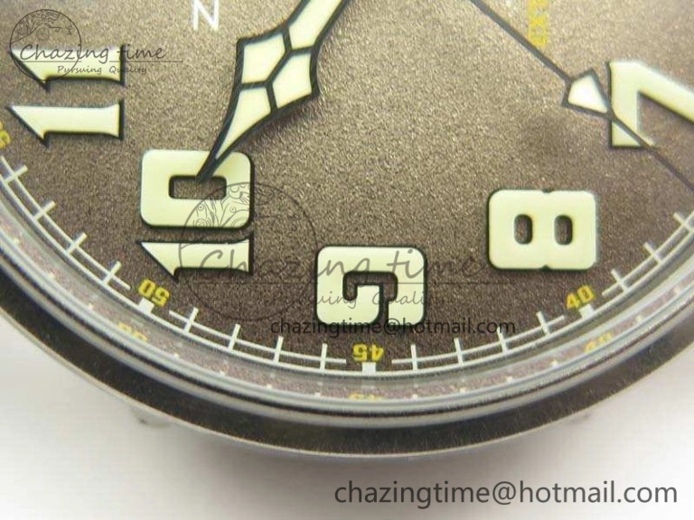 Pilot Type 20 Extra Special 45mm Aged SS Case V6F 1:1 Best Edition Gray Dial On Asso Strap A MultiPurpose 10021