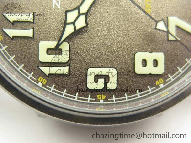 Pilot Type 20 Extra Special 45mm Aged SS Case V6F 1:1 Best Edition Gray Dial On Asso Strap A MultiPurpose 10021