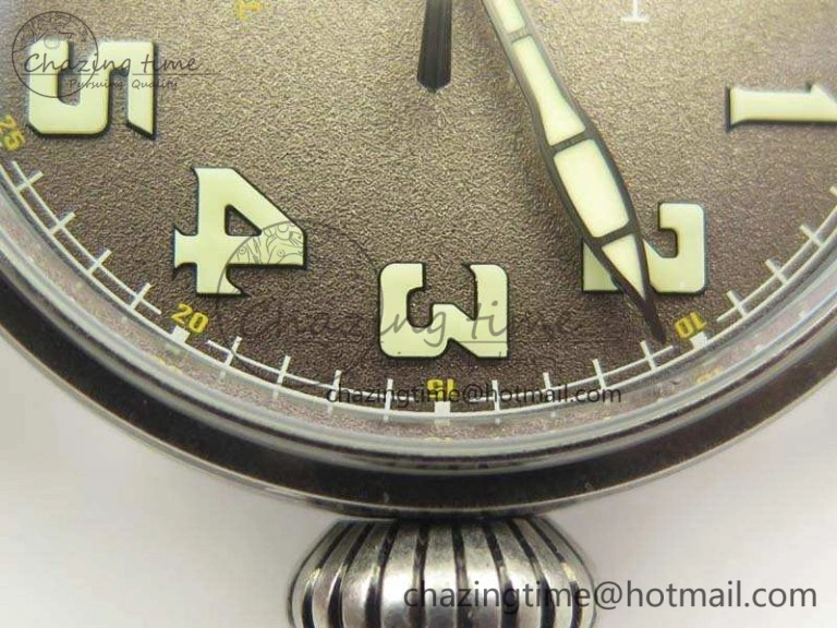 Pilot Type 20 Extra Special 45mm Aged SS Case V6F 1:1 Best Edition Gray Dial On Asso Strap A MultiPurpose 10021
