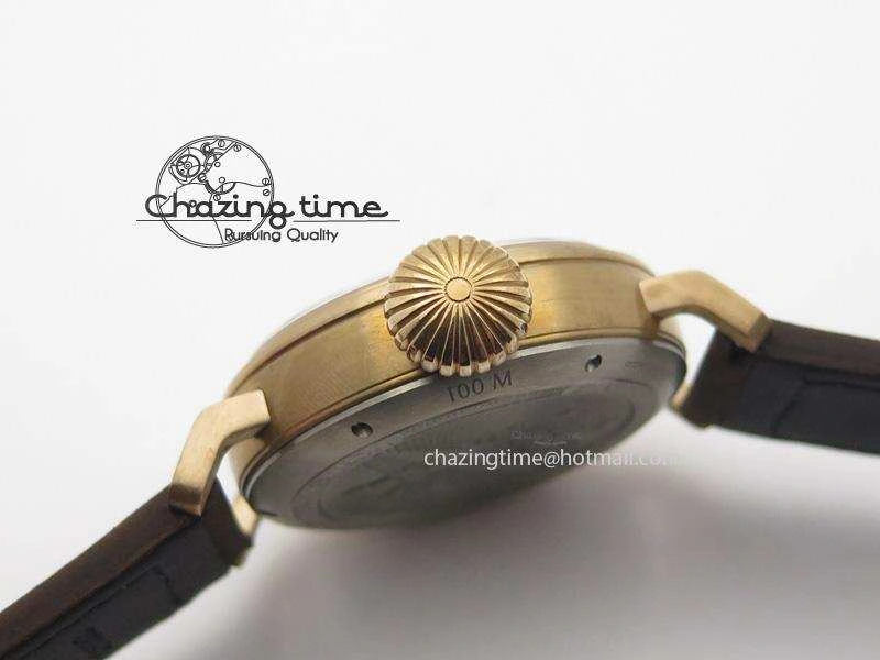 TechFriendly Pilot Type 20 Extra Special Bronze V6F 1:1 Best Edition On Brown Asso Strap A 10040