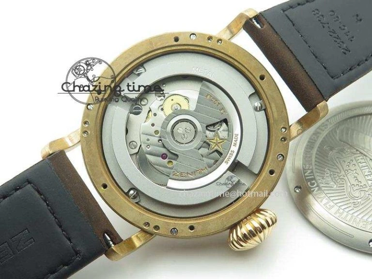 TechFriendly Pilot Type 20 Extra Special Bronze V6F 1:1 Best Edition On Brown Asso Strap A 10040