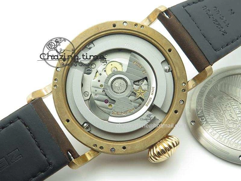 TechFriendly Pilot Type 20 Extra Special Bronze V6F 1:1 Best Edition On Brown Asso Strap A 10040