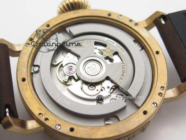 TechFriendly Pilot Type 20 Extra Special Bronze V6F 1:1 Best Edition On Brown Asso Strap A 10040