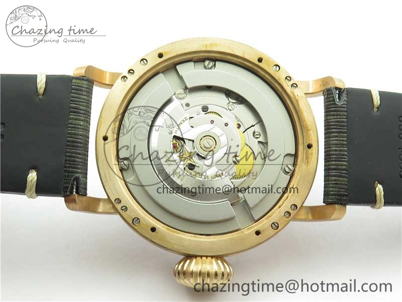 Pilot Type 20 Extra Special Bronze XF 1:1 Best Edition Green Dial on Green Leather Strap A Minimalist 10024