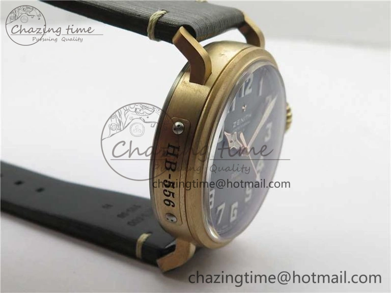 Pilot Type 20 Extra Special Bronze XF 1:1 Best Edition Green Dial on Green Leather Strap A Minimalist 10024