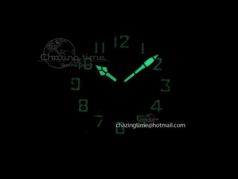 Pilot Type 20 Extra Special PVD 47mm Black Dial Camouflage Markers On Brown Asso Strap A23J GoodFit 10046