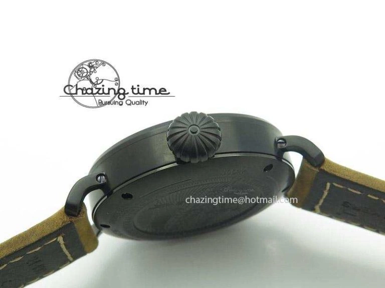 Pilot Type 20 Extra Special PVD 47mm Black Dial On Brown Asso Strap A23J TopPick 10042