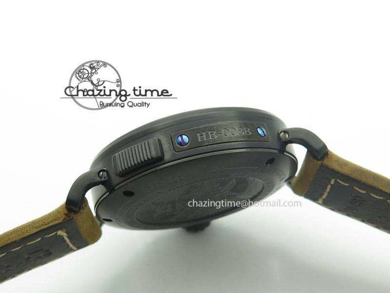 Pilot Type 20 Extra Special PVD 47mm Black Dial On Brown Asso Strap A23J TopPick 10042