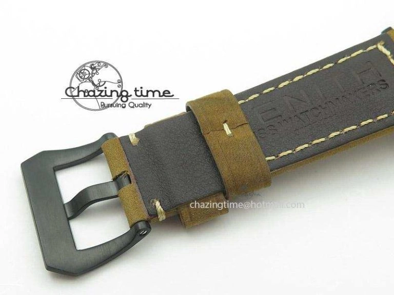 Pilot Type 20 Extra Special PVD 47mm Black Dial On Brown Asso Strap A23J TopPick 10042