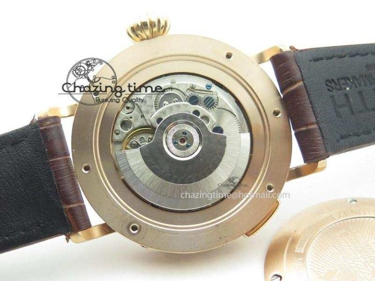 Pilot Type 20 Extra Special RG 47mm Black Dial Camouflage Markers On Brown Asso Strap A23J Neat 10043