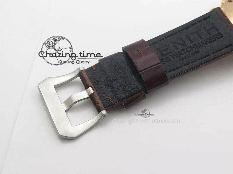 Pilot Type 20 Extra Special RG 47mm Black Dial Camouflage Markers On Brown Asso Strap A23J Neat 10043
