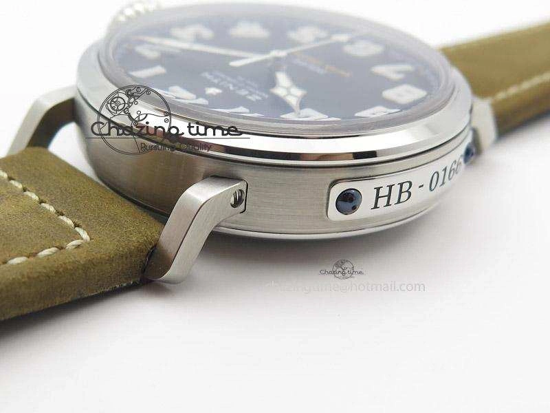 WaterResistant Pilot Type 20 Extra Special SS 45mm V6F 1:1 Best Edition On Brown Asso Strap A 10041