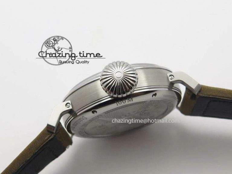 WaterResistant Pilot Type 20 Extra Special SS 45mm V6F 1:1 Best Edition On Brown Asso Strap A 10041