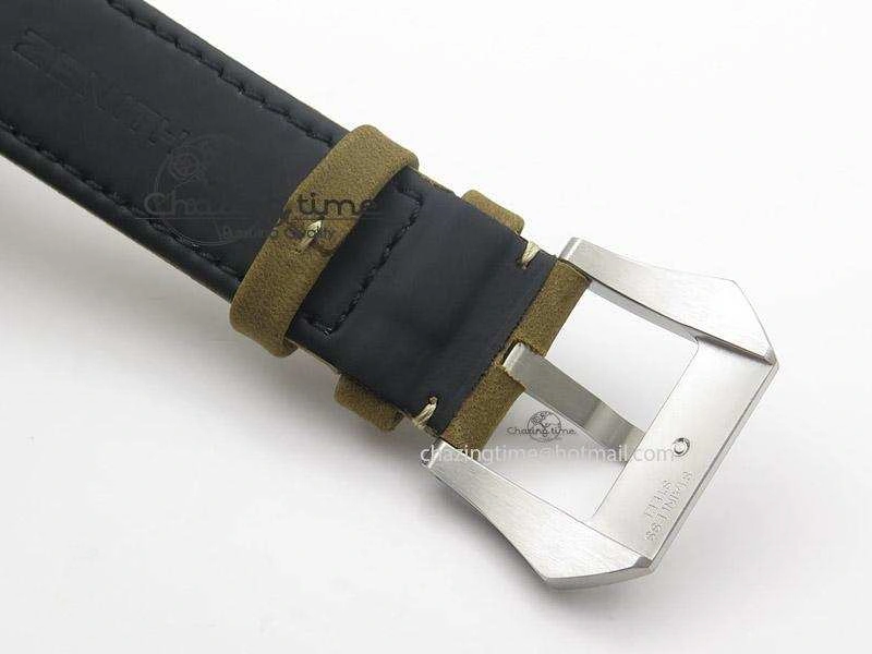 WaterResistant Pilot Type 20 Extra Special SS 45mm V6F 1:1 Best Edition On Brown Asso Strap A 10041