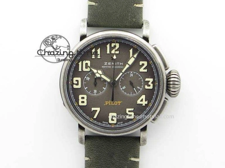 Packable Pilot Type 20 Extra Special SS 45mm ZF 1:1 Best Edition On Asso Strap A2892 V 10038