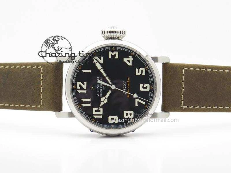 Packable Pilot Type 20 Extra Special SS 45mm ZF 1:1 Best Edition On Asso Strap A2892 V 10038