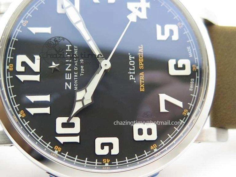 Packable Pilot Type 20 Extra Special SS 45mm ZF 1:1 Best Edition On Asso Strap A2892 V 10038