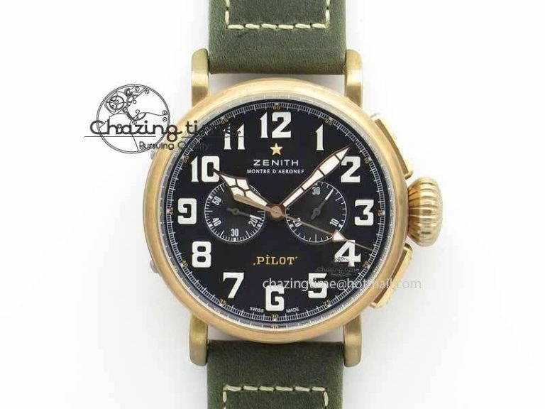 Packable Pilot Type 20 Extra Special SS 45mm ZF 1:1 Best Edition On Asso Strap A2892 V 10038