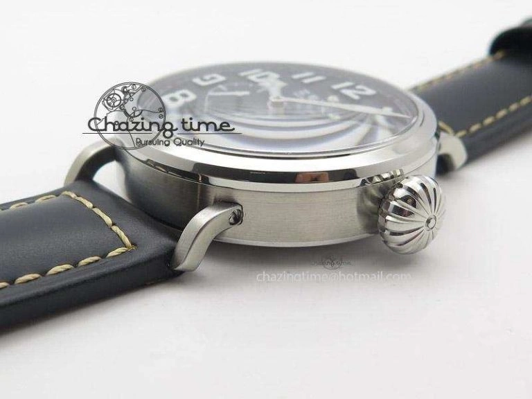 Pilot Type 20 Extra Special SS 47mm Black Dial On black Asso Strap A23J Versatile 10048